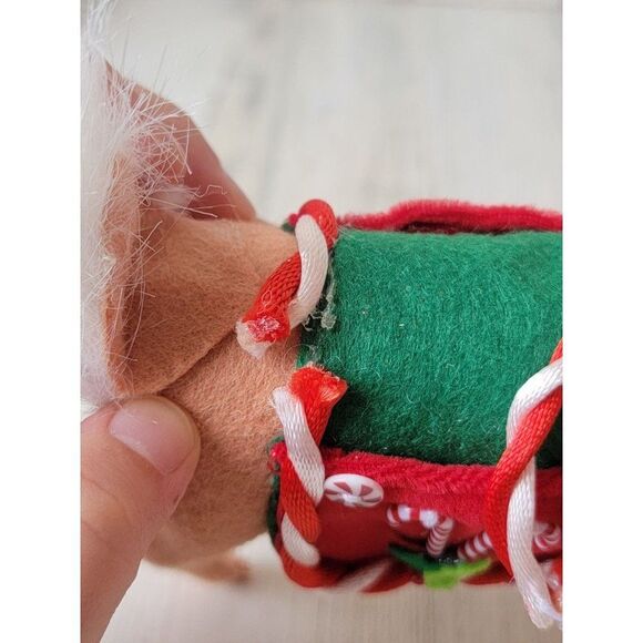 Annalee 9" Peppermint Reindeer 2007 Xmas figure candy cane - Picture 7 of 9